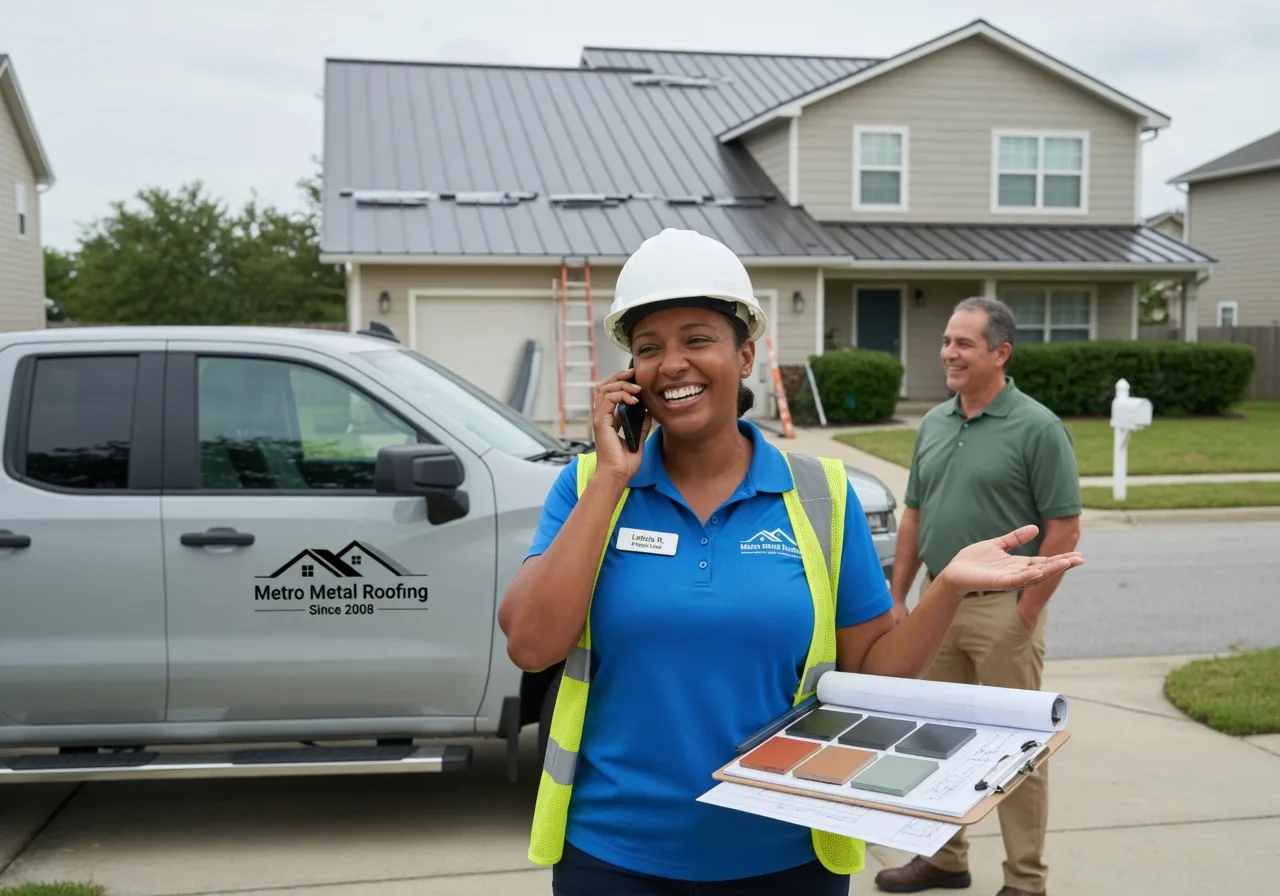 Storm Damage Metal Roof Repair in Coal City, IN